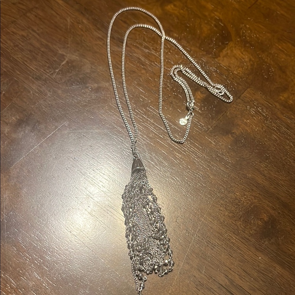 NTW. Silver loft Pendant Necklace